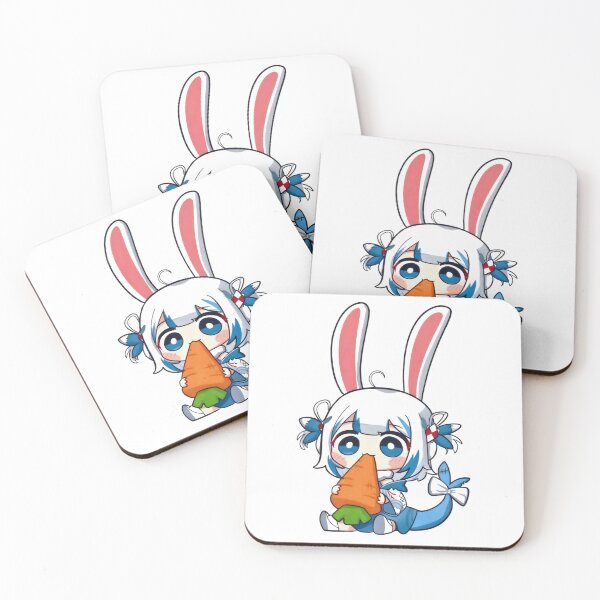 Item preview, Chibi Gura with Bunny Ears – Cute Hololive designed and sold by Dyan4.