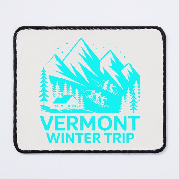 Item preview, Black and White Vermont Winter Escape designed and sold by SplashTastic.