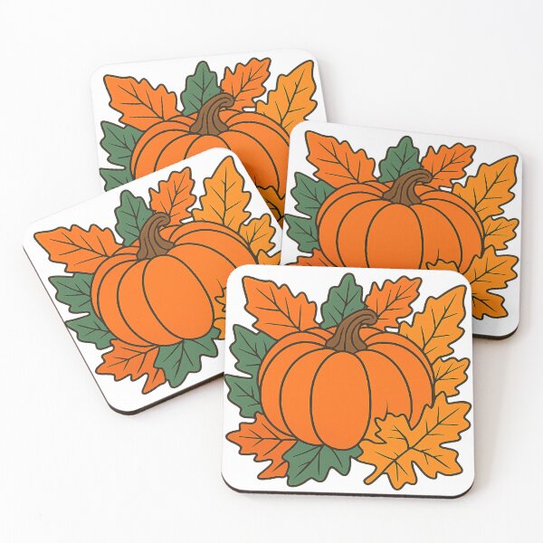 Item preview, Flat Colors Pumpkin Sticker | Autocollant Citrouille Couleurs Plates – Autumn / Fall / Halloween designed and sold by msharabas.