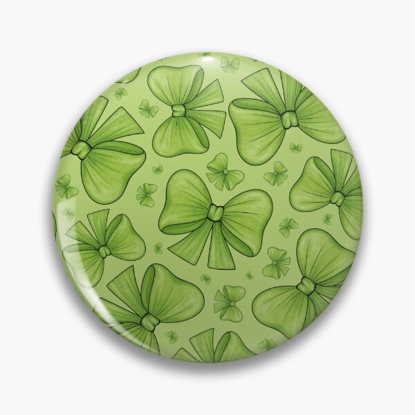 Item preview, Patrón de lazos verdes sobre un fondo verde claro designed and sold by Cherevan.
