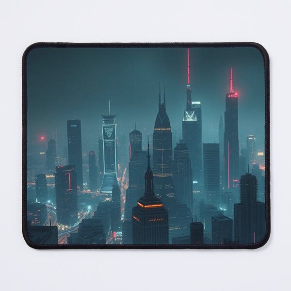 Item preview, Future Skyline designed and sold by tesserakt shop.