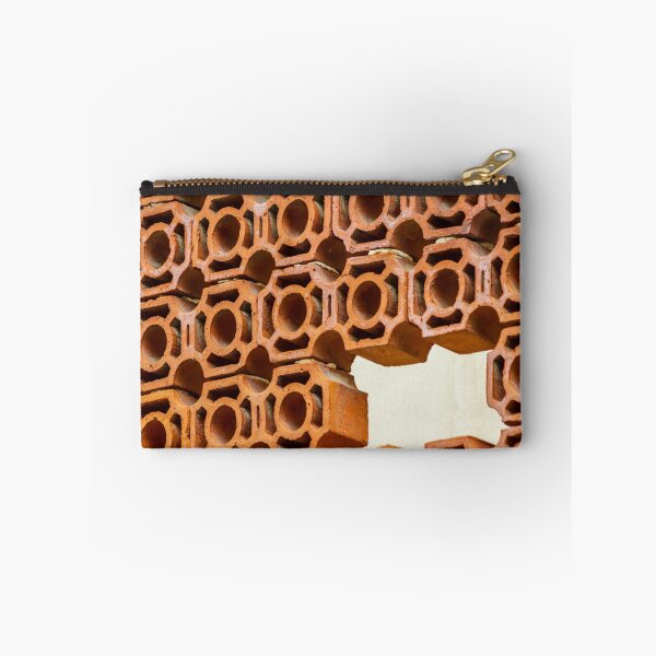 Item preview, Abstract Pattern of Orange Clay Bricks with Circle Cutouts designed and sold by Nmallia.