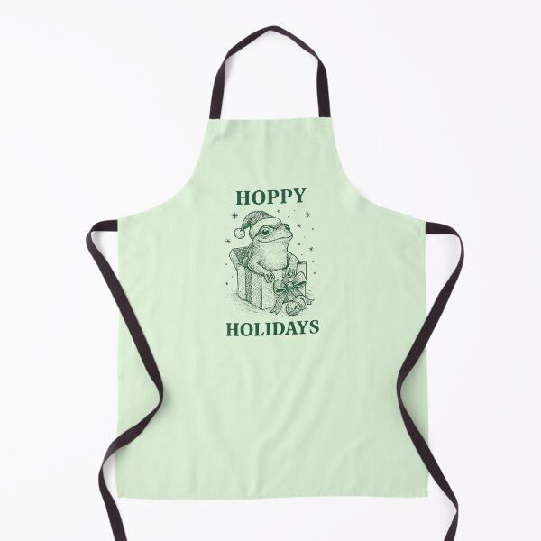 Item preview, A funny vintage Christmas frog (Hoppy Holidays)  designed and sold by halazidan.