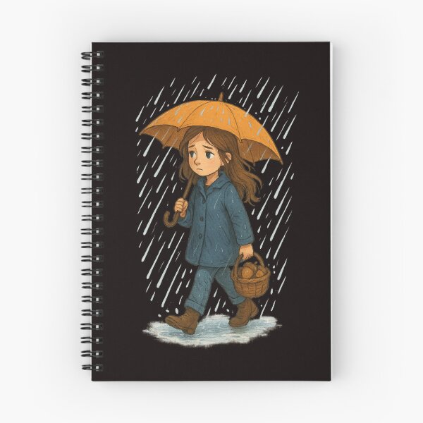 Item preview, Rainy Day Grace ☔ — Girl Under Umbrella designed and sold by Tadeusz1.