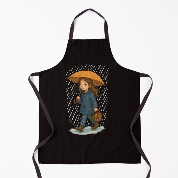 Item preview, Rainy Day Grace ☔ — Girl Under Umbrella designed and sold by Tadeusz1.