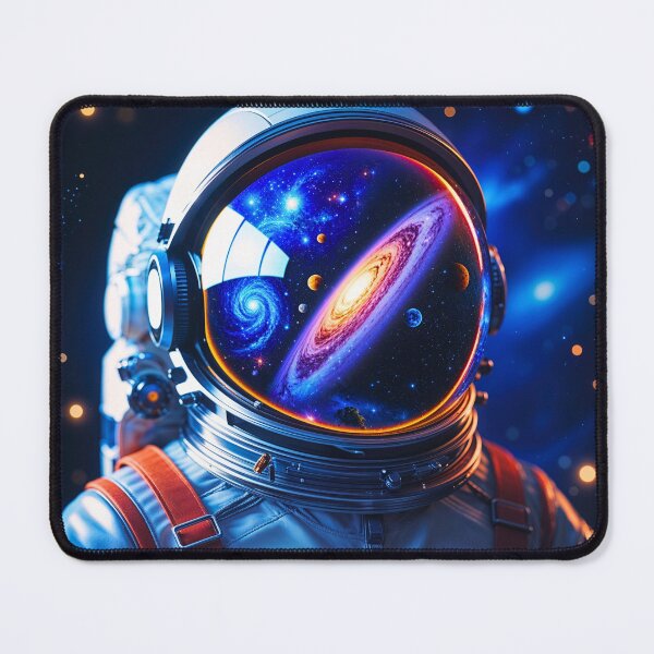 Item preview, Astronaut in Space – Galaxy Helmet Reflection designed and sold by OrbitTrend.