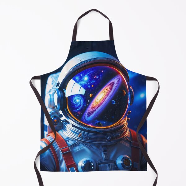 Item preview, Astronaut in Space – Galaxy Helmet Reflection designed and sold by OrbitTrend.