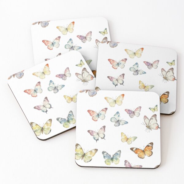 Item preview, Watercolor Butterfly Panorama designed and sold by LuckCraftStudio.