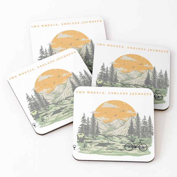 Item preview, CYCLING: TWO WHEELS, ENDLESS JOURNEYS designed and sold by the.professors.club.