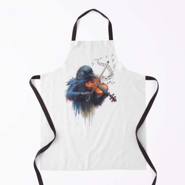 Item preview, A Crow playing a violin designed and sold by DesignAFind.