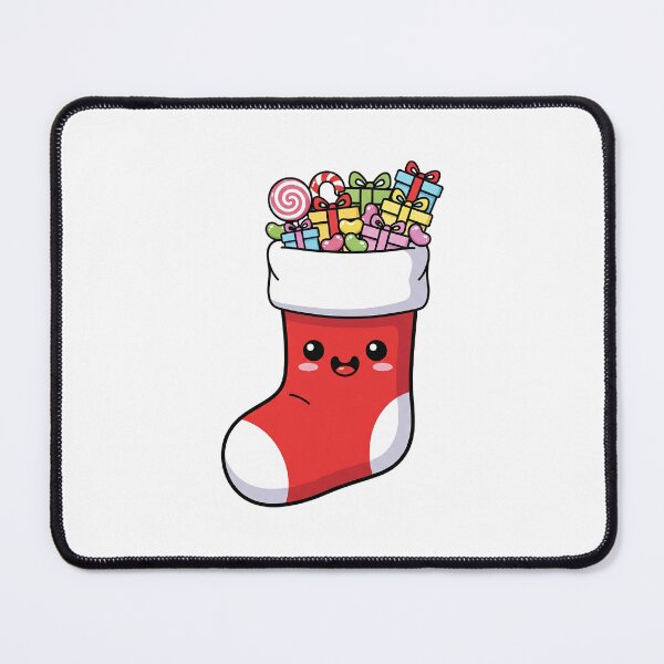 Item preview, Cute Kawaii Christmas Stocking with Presents designed and sold by istoriadesign.