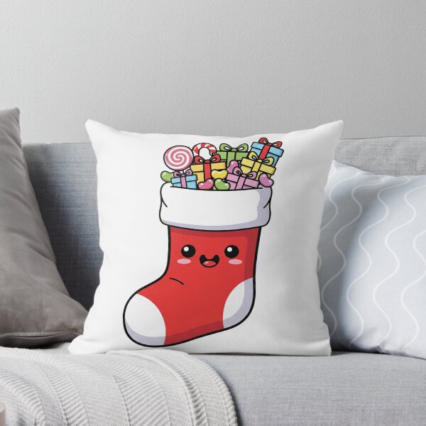 Item preview, Cute Kawaii Christmas Stocking with Presents designed and sold by istoriadesign.