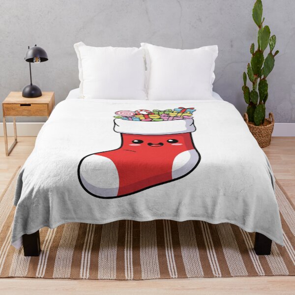 Item preview, Cute Kawaii Christmas Stocking with Presents designed and sold by istoriadesign.