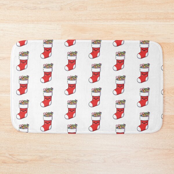 Item preview, Cute Kawaii Christmas Stocking with Presents designed and sold by istoriadesign.