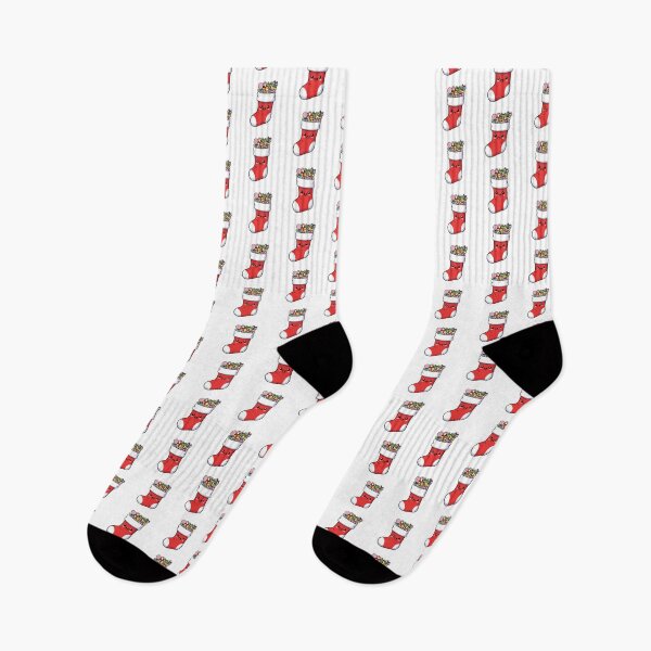 Item preview, Cute Kawaii Christmas Stocking with Presents designed and sold by istoriadesign.