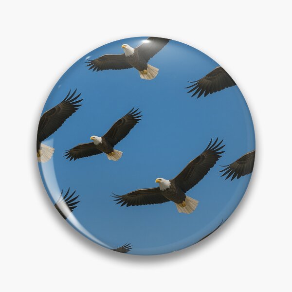 Item preview, A flock of eagles is flying out to hunt for prey. designed and sold by Chaiyanont.