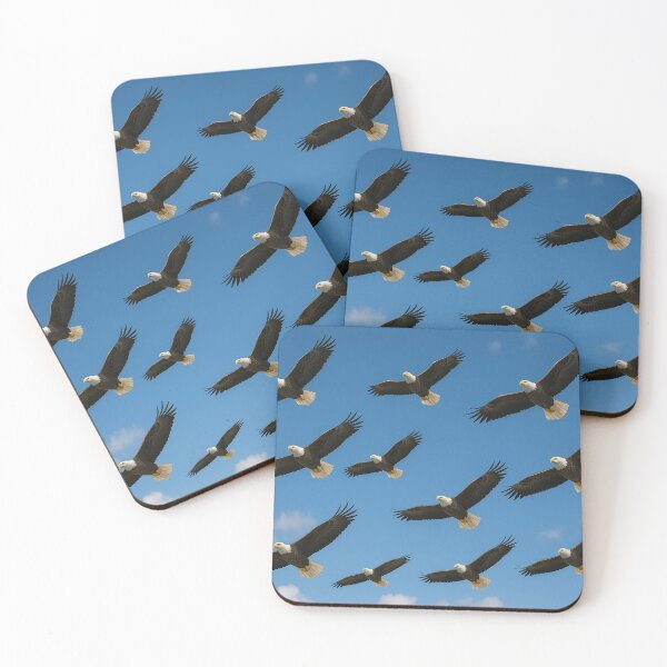 Item preview, A flock of eagles is flying out to hunt for prey. designed and sold by Chaiyanont.