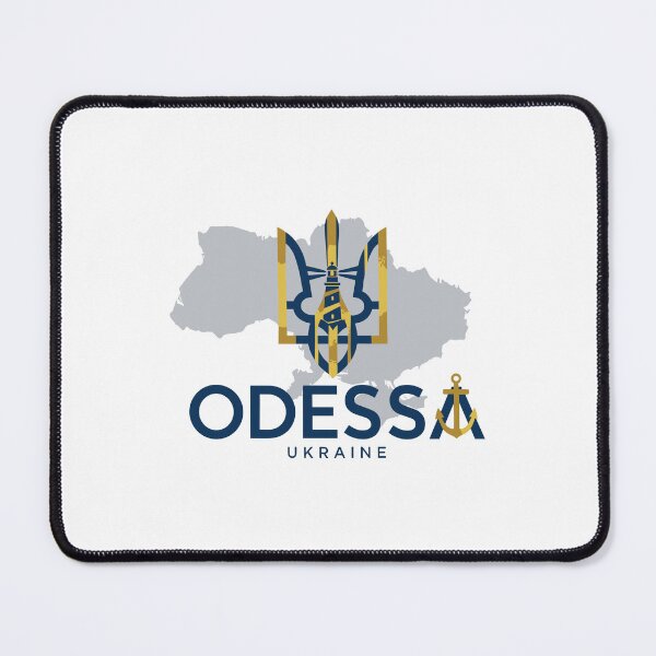 Item preview, Odesa Ukraine Lighthouse Trident Emblem designed and sold by RGShirtWorks.