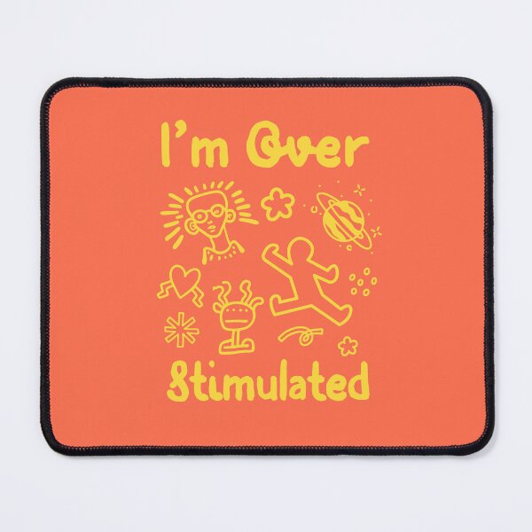 Item preview, Over stimulated print designed and sold by evlntn.