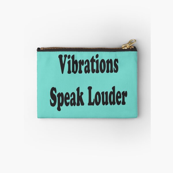 Item preview, Vibrations Speak Louder – Rare Frequency Quote designed and sold by ArtNestVerse.