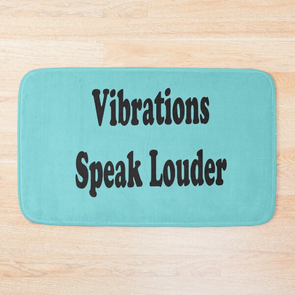 Item preview, Vibrations Speak Louder – Rare Frequency Quote designed and sold by ArtNestVerse.