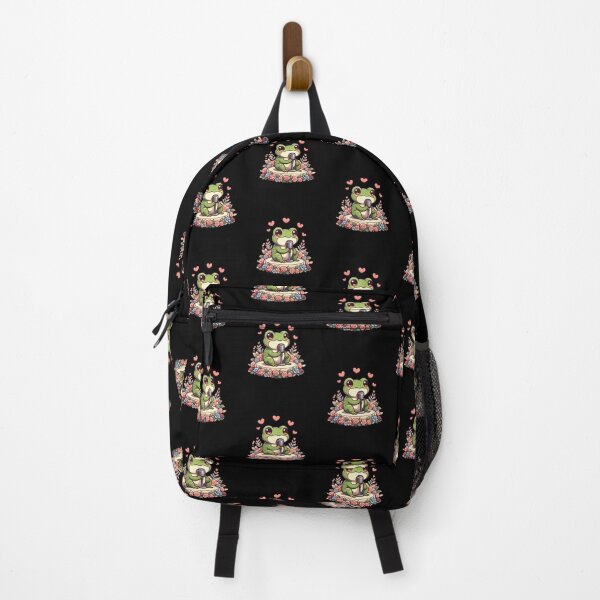 Item preview, Love Frog Singer – Cute Chibi Frog with Microphone | Funny Kawaii Romantic Concert Design designed and sold by ColorSplash123.