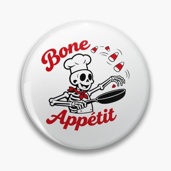 Item preview, Red 'Bone. Appétit' Script with Decorative Ribbon designed and sold by ML-Media.