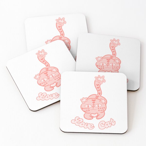 Item preview, Love cat hand drawn designed and sold by BritishDelights.
