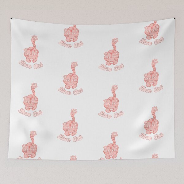 Item preview, Love cat hand drawn designed and sold by BritishDelights.