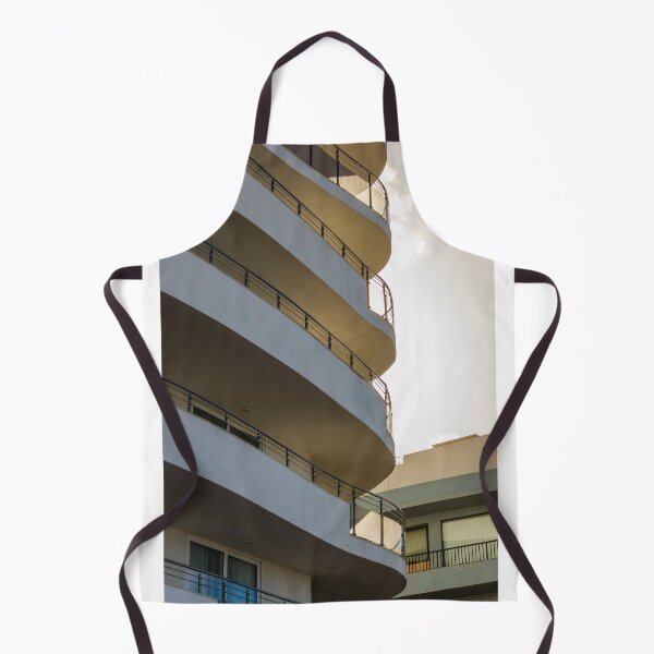 Item preview, Modern Architectural Building Structure with Curved Balconies During Bright Daylight designed and sold by Nmallia.