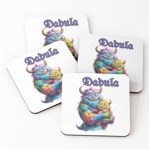 Item preview, Dadula Monster – Funny Colorful Dad & Kid Gift designed and sold by Kindloom.