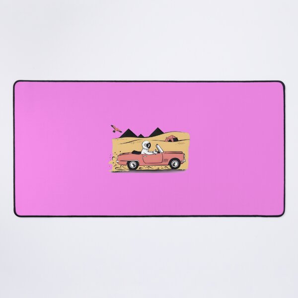 Item preview, Astronaut Cruising Desert in Red Convertible designed and sold by ChanvwStudio.