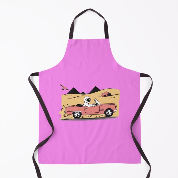 Item preview, Astronaut Cruising Desert in Red Convertible designed and sold by ChanvwStudio.