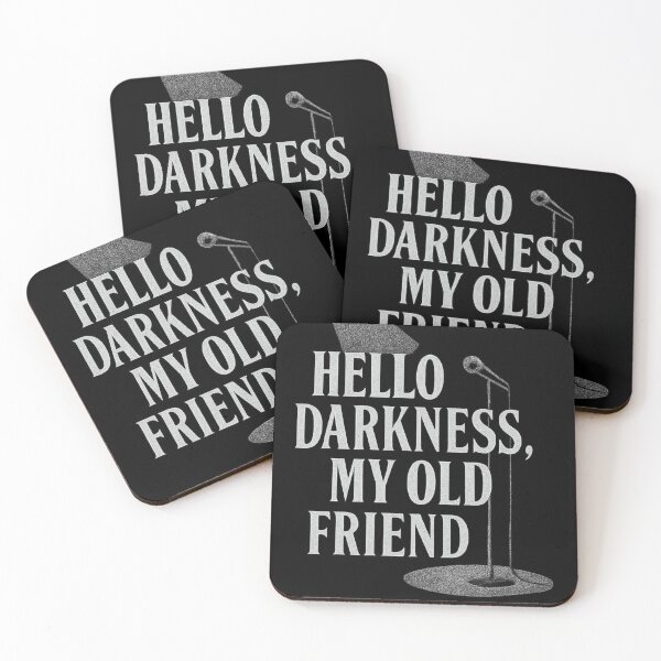 Item preview, Hello Darkness – Abstract Surreal & Fan-Inspired Design designed and sold by AddictiveDesign.