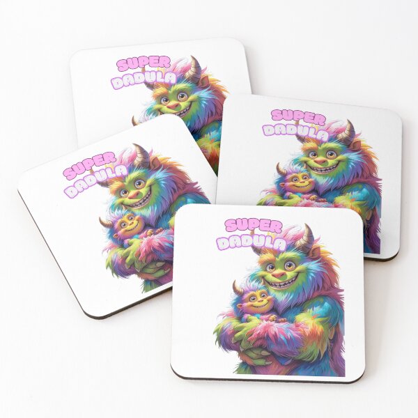 Item preview, Dadula Monster – Funny Colorful Dad & Kid Gift designed and sold by Kindloom.