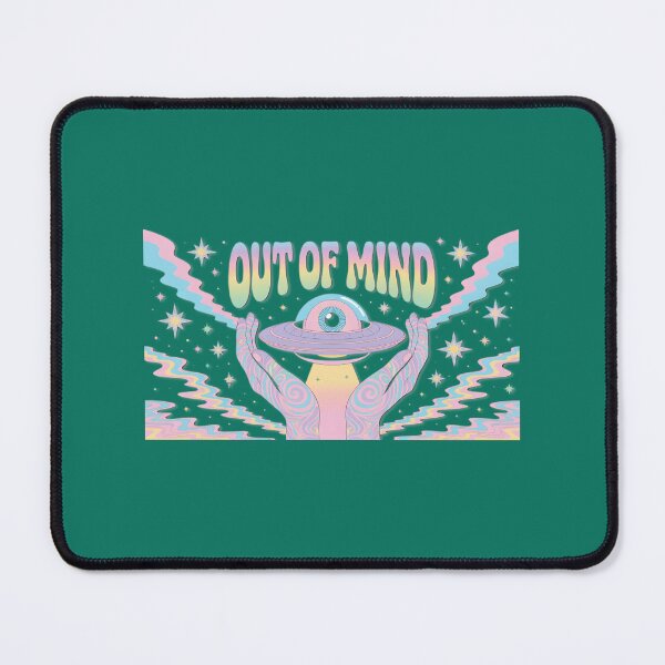 Item preview, Psychedelic Cosmic Eye UFO Art designed and sold by ChanvwStudio.