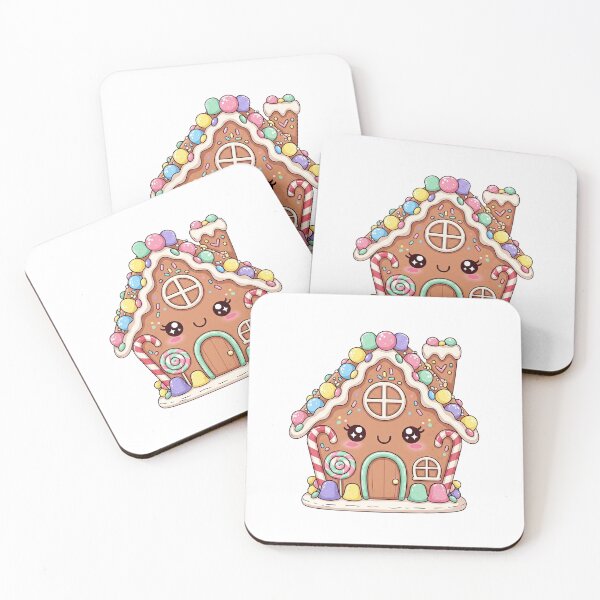 Item preview, Cute Kawaii Gingerbread House designed and sold by istoriadesign.