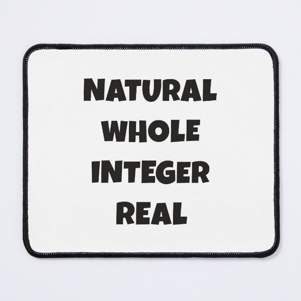 Item preview, Numbers in Math natural whole integer real designed and sold by Think4Prints.