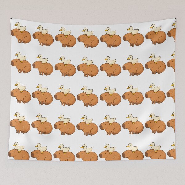 Item preview, Duck and Capybara Cute Friends designed and sold by creativevandal.