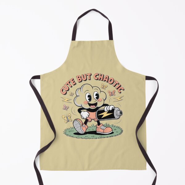 Item preview, Cute But Chaotic Battery Character Retro Cartoon designed and sold by Brandon Estrada.