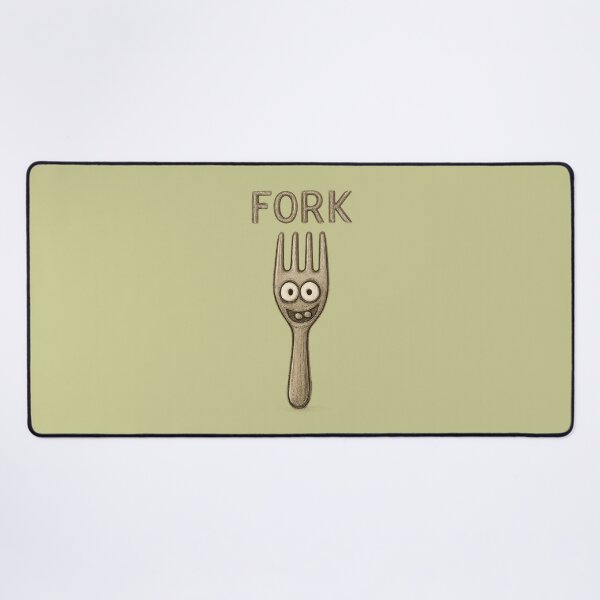 Item preview, Fork Doodle Silly Fork Doodle with Eyes designed and sold by Zoologybestiary.