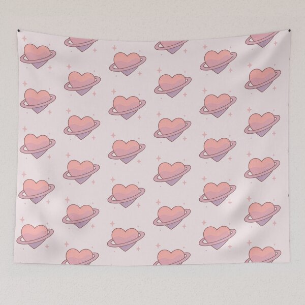 Item preview, Heart Planet – Pastel Love in Space designed and sold by wwshd.