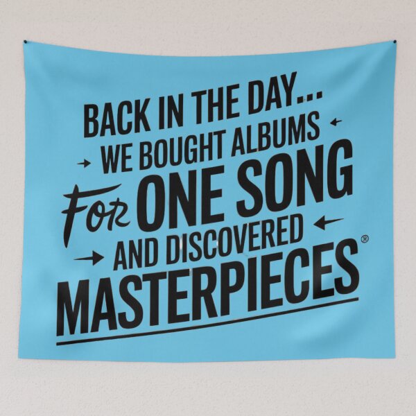 Item preview, Back in the day... We bought albums for one song and discovered masterpieces. designed and sold by SpaceFrisbee.