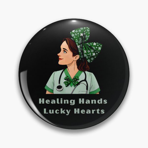 Item preview, Safe Staffing Saves Lives - Healing Hands, Lucky Hearts designed and sold by WonderMix.