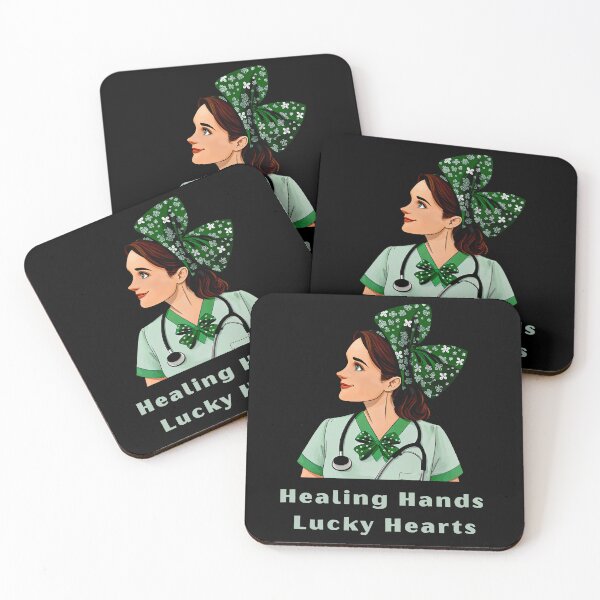 Item preview, Safe Staffing Saves Lives - Healing Hands, Lucky Hearts designed and sold by WonderMix.
