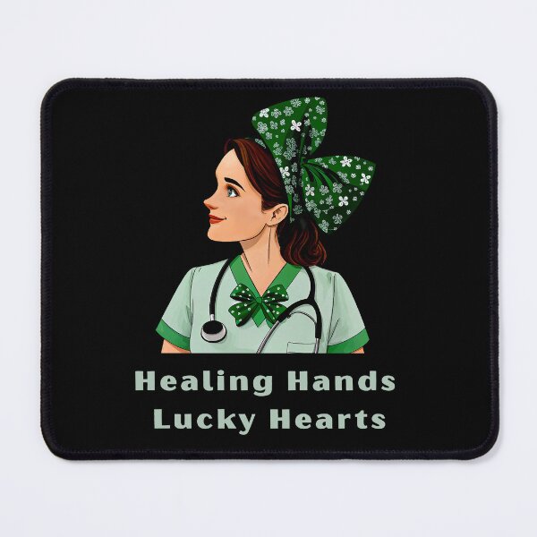 Item preview, Safe Staffing Saves Lives - Healing Hands, Lucky Hearts designed and sold by WonderMix.