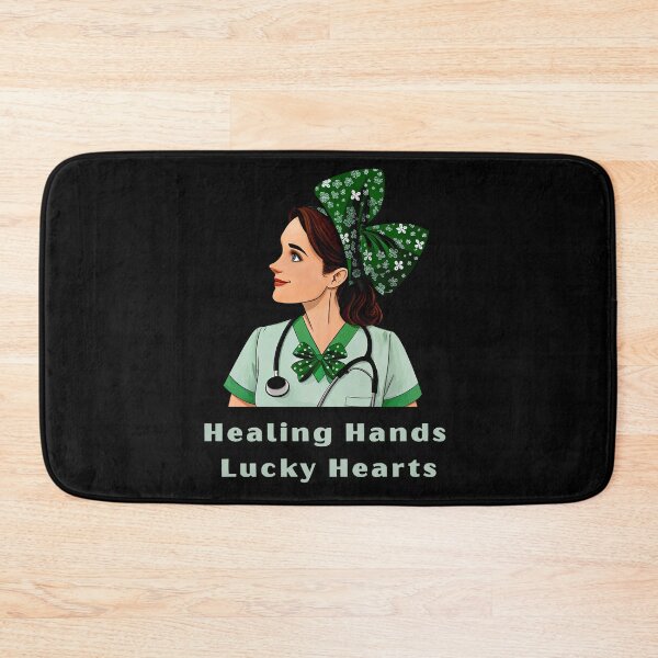 Item preview, Safe Staffing Saves Lives - Healing Hands, Lucky Hearts designed and sold by WonderMix.