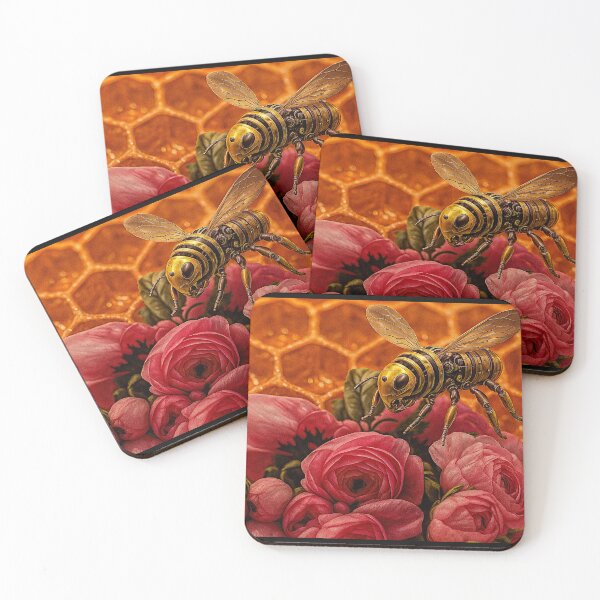 Item preview, Mechanical Bees, Roses, honey and fantasy #1 designed and sold by Helios Be. Lavsh.