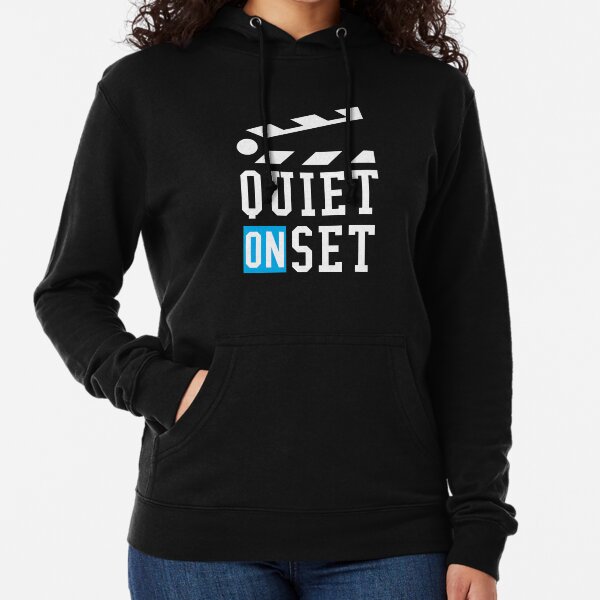 Quiet On Set - Filmmaking and Television Production Quiet On Set Lightweight Hoodie