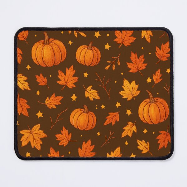 Item preview, Autumn Pumpkins & Leaves Pattern designed and sold by NoirAuraX.